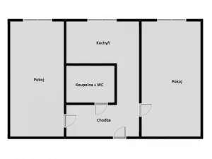 Prodej bytu 2+1, Orlová - Lutyně, Na Stuchlíkovci, 53 m2