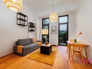 Pronájem bytu 1+kk, Praha - Holešovice, V háji, 37 m2