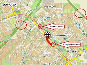 Prodej bytu 3+1, Praha - Prosek, Vysočanská, 74 m2