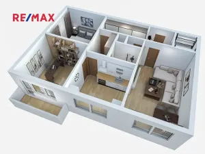 Prodej bytu 3+1, Praha - Malešice, Počernická, 72 m2