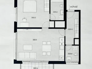 Pronájem bytu 2+kk, Praha - Stodůlky, Hábova, 68 m2