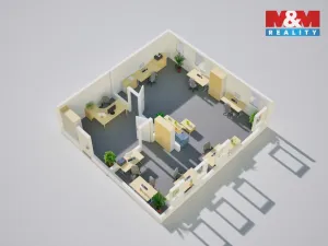 Pronájem kanceláře, Ústí nad Labem - Klíše, V Zahrádkách, 63 m2