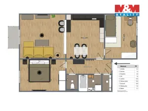 Prodej bytu 3+kk, Nehvizdy, Pražská, 65 m2