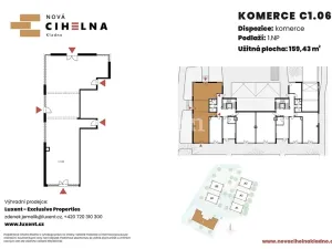 Pronájem obchodního prostoru, Kladno, 159 m2