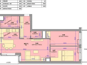 Pronájem bytu 3+kk, Brno, Hybešova, 77 m2