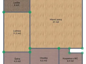 Prodej bytu 2+kk, Úvaly, Škvorecká, 58 m2