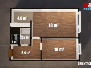 Prodej bytu 2+kk, Mladá Boleslav - Mladá Boleslav II, Jana Palacha, 43 m2