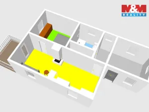 Prodej chaty, Samopše, 86 m2