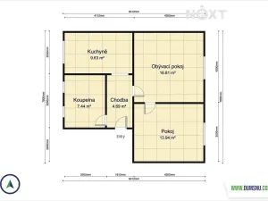 Pronájem bytu 2+1, Šumperk, Zábřežská, 55 m2