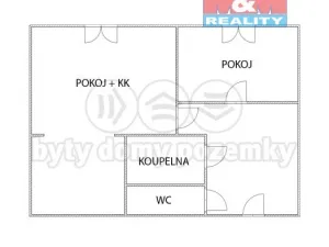 Prodej bytu 2+kk, Praha - Horní Měcholupy, Nad přehradou, 44 m2