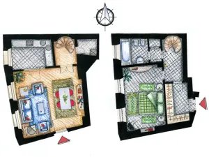 Pronájem bytu 2+1, Praha - Malá Strana, 73 m2