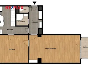 Prodej bytu 2+1, Praha - Hloubětín, Poděbradská, 51 m2