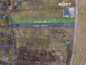 Prodej zahrady, Mikulov, 1021 m2