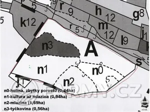 Prodej lesa, Šebířov, 36326 m2