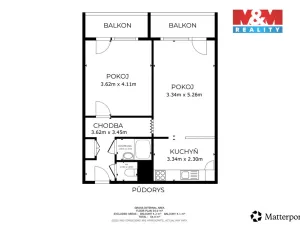 Prodej bytu 2+kk, Ostrava - Bělský Les, Bohumíra Četyny, 52 m2