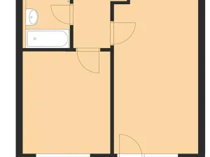 Pronájem bytu 2+kk, Pardubice, Východní, 43 m2