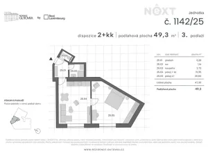 Prodej bytu 2+kk, Praha - Strašnice, Čestlická, 49 m2