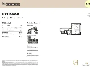 Prodej bytu 1+kk, Brno, 29 m2