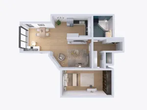 Pronájem bytu 2+kk, Zábřeh, Na Výsluní, 60 m2