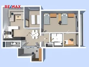 Prodej bytu 3+kk, Praha - Stodůlky, Bronzová, 78 m2