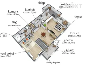 Prodej rodinného domu, Pnětluky, 175 m2