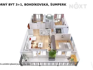 Prodej bytu 3+1, Šumperk, Bohdíkovská, 75 m2