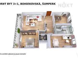 Prodej bytu 3+1, Šumperk, Bohdíkovská, 75 m2