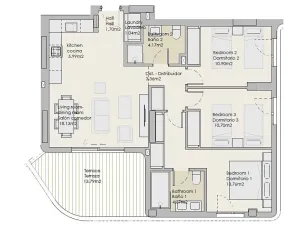 Prodej bytu 3+kk, Torre del Mar, Španělsko, 60 m2