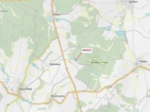 Dražba lesa, Opatov, 7085 m2