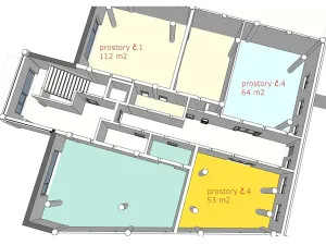 Pronájem obchodního prostoru, Třebíč, Tomáše Bati, 55 m2