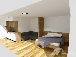 Pronájem bytu 1+kk, Zlín, Kúty, 29 m2