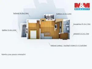 Prodej bytu 2+kk, Zbůch, K Újezdu, 47 m2