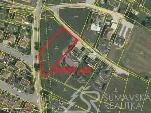 Prodej pozemku, Vimperk - Vimperk III, Malá Homolka, 2037 m2