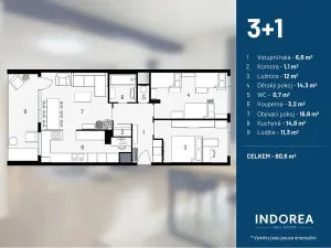 Prodej bytu 3+1, Praha, Poznaňská, 70 m2
