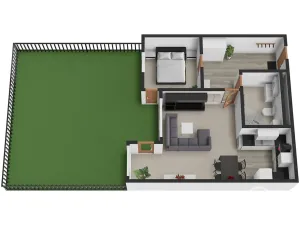 Prodej bytu 2+kk, Brno, Langrova, 57 m2