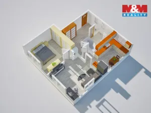 Prodej bytu 2+1, Teplice, Svojsíkova, 56 m2