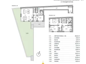 Prodej bytu 5+kk, Brno, U zoologické zahrady, 159 m2