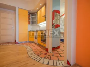 Pronájem bytu 1+kk, Praha - Smíchov, Viktora Huga, 38 m2