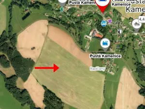Prodej podílu pole, Pustá Kamenice, 9867 m2