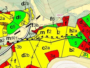 Dražba lesa, Čestín, 2055 m2