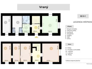 Prodej rodinného domu, Vraný, 133 m2