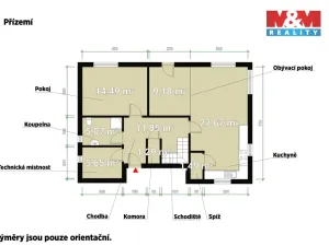 Prodej rodinného domu, Horoušany - Horoušánky, Jabloňová, 152 m2