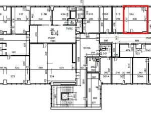 Pronájem kanceláře, Brno, Křenová, 54 m2