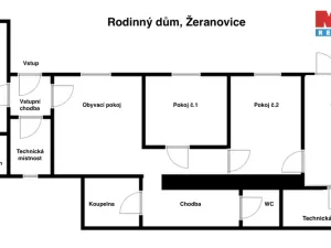 Prodej rodinného domu, Žeranovice, 75 m2