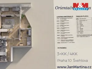 Prodej bytu 3+kk, Praha - Hostivař, Švehlova, 94 m2