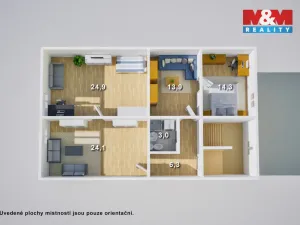 Prodej rodinného domu, Krupka, Husitská, 177 m2