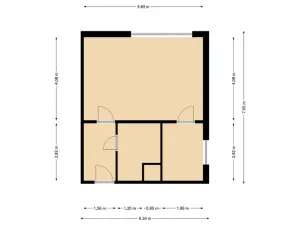 Pronájem bytu 1+1, Jablonec nad Nisou - Mšeno nad Nisou, Boženy Němcové, 40 m2