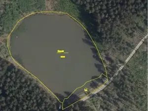 Pronájem rybníku, Sklené nad Oslavou, 10645 m2