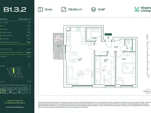 Prodej bytu 3+kk, Kladno, Pražská, 74 m2