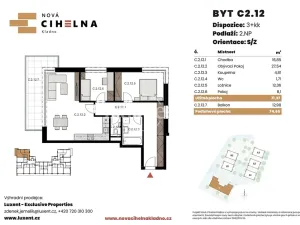 Prodej bytu 3+kk, Kladno, 71 m2